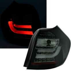 Farolins com Lightbar BMW Série 1 E81/E87 07-11 Negro