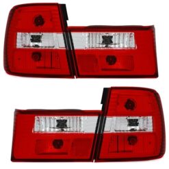 Farolins BMW Série 5 E34 Cristal/Vermelho