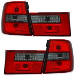 Farolins BMW Série 5 E34 Escurecido/Vermelho