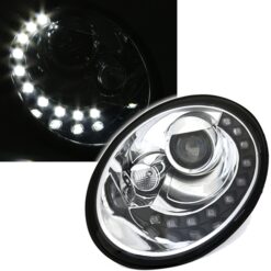 Faróis LED Volkswagen New Beetle 05-10 Cromado