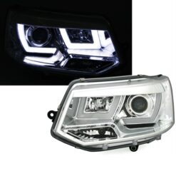 Faróis LED Volkswagen T5 Cromado