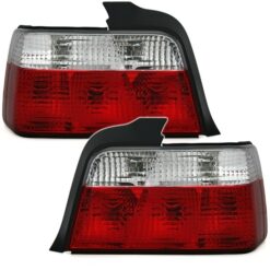 Farolins BMW Série 3 E36 Cristal/Vermelho