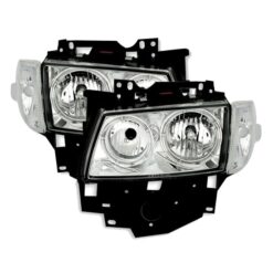 Faróis com Angel Eyes Volkswagen T4 Cromado