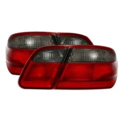 Farolins Mercedes Classe E W210 Escurecido/Vermelho
