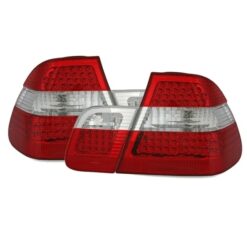 Farolins LED BMW Série 3 E46 98-01 Cristal/Vermelho