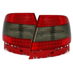 Farolins LED Audi A4 (B5) Escurecido/Vermelho