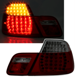 Farolins LED BMW Série 3 E46 Coupé 99-03 Escurecido/Vermelho