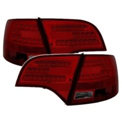 Farolins LED Audi A4 B7 Avant Vermelho/Escurecido