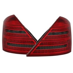 Farolins LED Mercedes Classe S W221 Escurecido/Vermelho