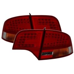 Farolins LED Audi A4 B7 Vermelho/Escurecido