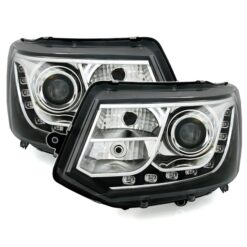 Faróis LED Volkswagen T5 Negro