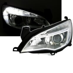 Faróis LED Opel Astra J Cromado