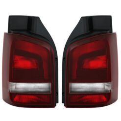 Farolins Volkswagen T5 Vermelho/Cristal