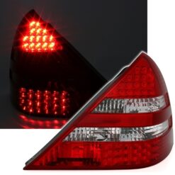 Farolins Mercedes SLK R170 Vermelho/Cristal