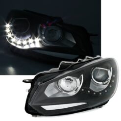 Faróis LED Volkswagen Golf 6 Negro