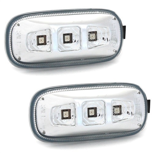 Piscas Laterais LED Audi A3 + A4 + A6 Cristal