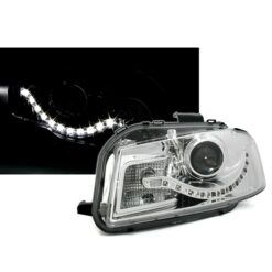Faróis LED Audi A3 8P Cromado