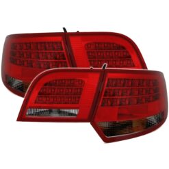 Farolins LED Audi A3 8PA Sportback Vermelho/Escurecido