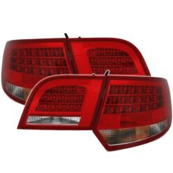 Farolins LED Audi A3 8PA Sportback Vermelho/Cristal