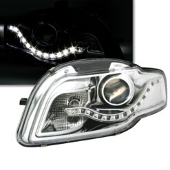Faróis LED Audi A4 B7 Cromado
