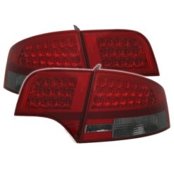 Farolins LED Audi A4 B7 Vermelho/Escurecido