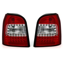 Farolins LED Audi A4 (B5) Avant Vermelho/Cristal