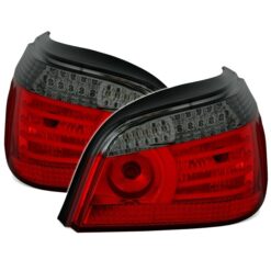 Farolins LED BMW Série 5 E60 Escurecido/Vermelho PL