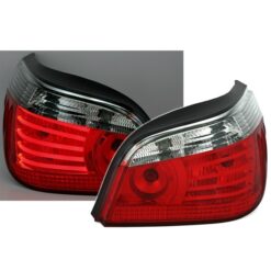 Farolins BMW Série 5 E60 Cristal/Vermelho