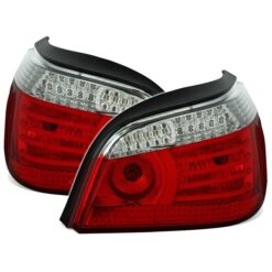 Farolins LED BMW Série 5 E60 Cristal/Vermelho PL
