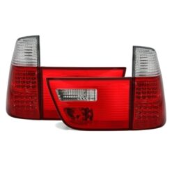 Farolins LED BMW X5 E53 Cristal/Vermelho