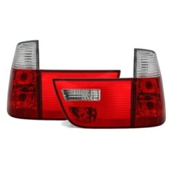 Farolins BMW X5 E53 Cristal/Vermelho