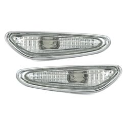 Piscas Laterais BMW com Aro Cromado Cristal