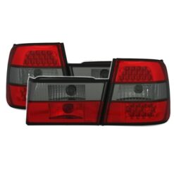 Farolins LED BMW Série 5 E34 Escurecido/Vermelho