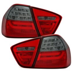 Farolins LED BMW Série 3 E90 Vermelho/Escurecido