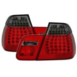Farolins LED BMW Série 3 E46 01-05 Escurecido/Vermelho