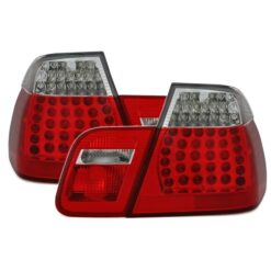 Farolins LED BMW Série 3 E46 98-01 Cristal/Vermelho
