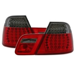 Farolins LED BMW Série 3 E46 Coupé 03-> Escurecido/Vermelho