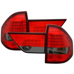 Farolins LED BMW X3 E83 Vermelho/Escurecido