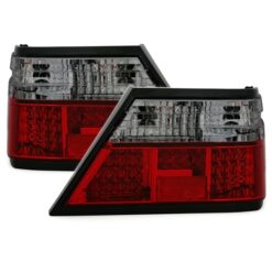 Farolins LED Mercedes Classe E W124 Escurecido/Vermelho