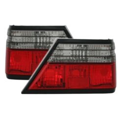 Farolins Mercedes Classe E W124 Escurecido/Vermelho