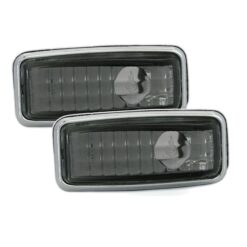 Piscas Laterais Mercedes Cristal/Negro