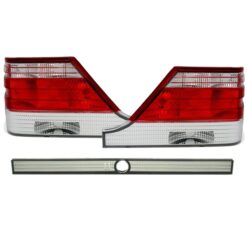 Farolins Mercedes Classe E W140 Cristal/Vermelho