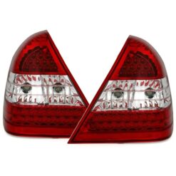 Farolins LED Mercedes Classe C W202 Cristal/Vermelho