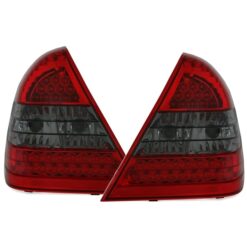 Farolins LED Mercedes Classe C W202 Escurecido/Vermelho