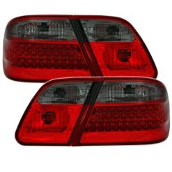 Farolins LED Mercedes Classe E W210 Escurecido/Vermelho