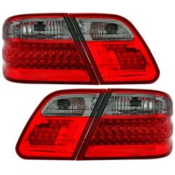 Farolins LED Mercedes Classe E W210 Escurecido/Vermelho