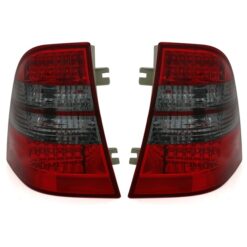 Farolins LED Mercedes Classe M W163 Escurecido/Vermelho