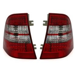 Farolins LED Mercedes Classe M W163 Cristal/Vermelho