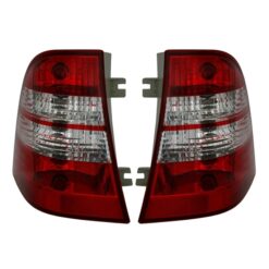 Farolins Mercedes Classe M W163 Cristal/Vermelho