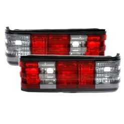Farolins Mercedes Classe C W201 190 Vermelho/Cristal